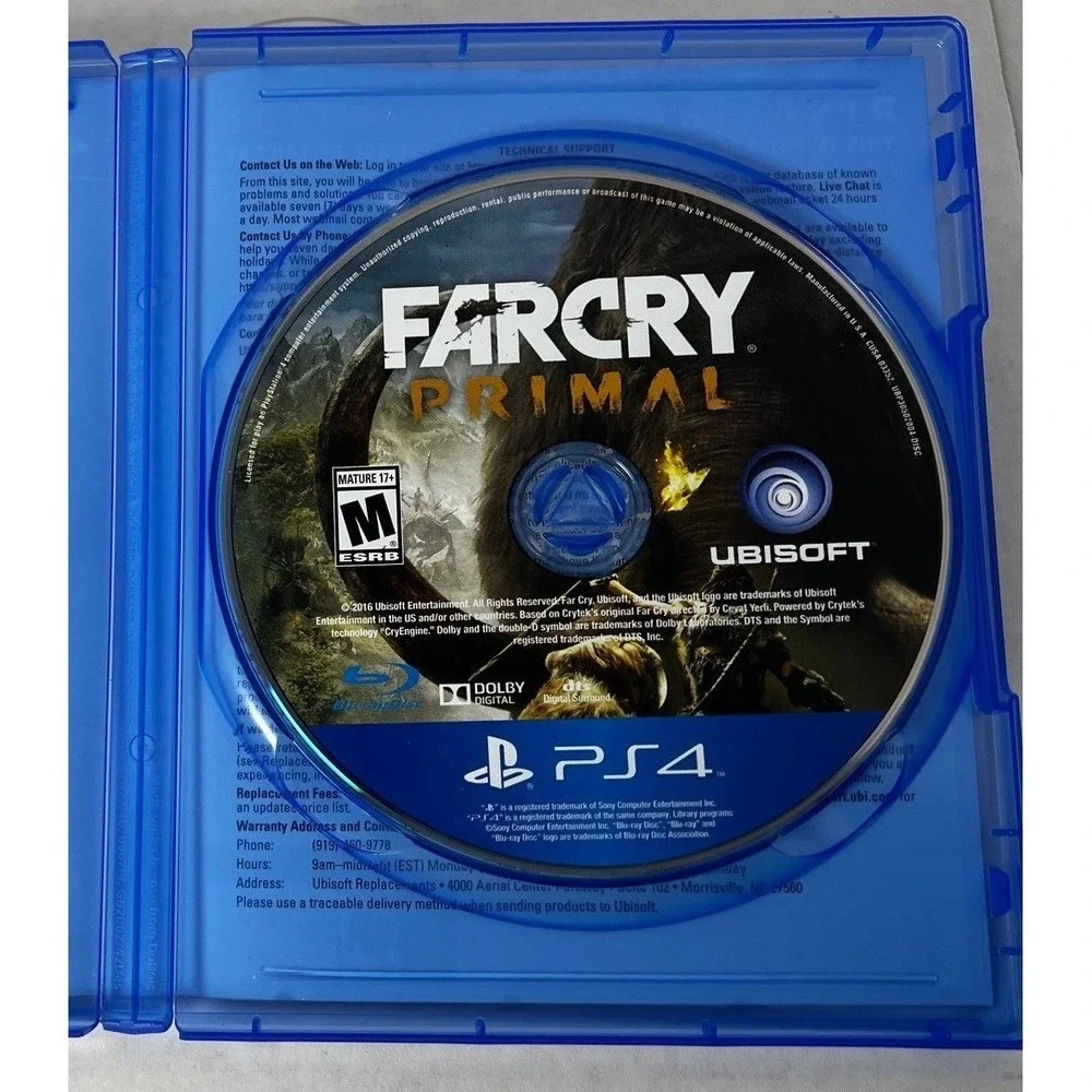 Far‎ Cry Primal Sony PlayStation 4 PS4 Ubisoft Action Adventure Game Stone Age
